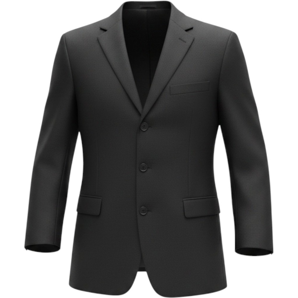Calvin Klein Mens 42R 100% Cashmere Blazer Black 3-Button Suit Jacket Luxury
